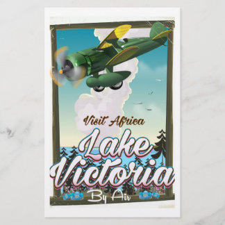 Papelería Cartel de vacaciones en el lago Victoria africano