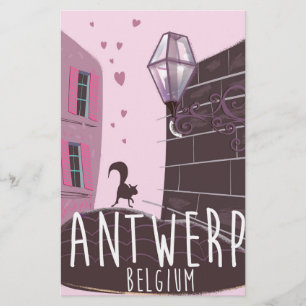 Papelería Cartel de viaje a Amberes, Bélgica