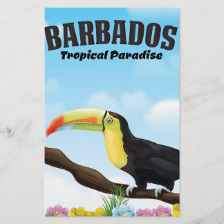 Papelería Cartel de viaje a Barbados Paraíso Tropical