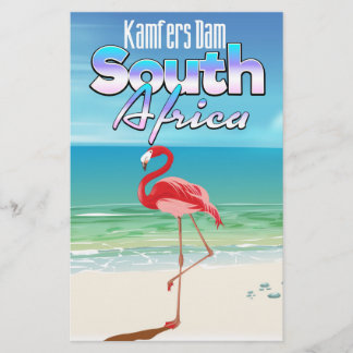 Papelería Cartel de viaje a Kamfers Dam Sudáfrica