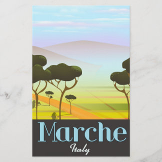 Papelería Cartel de viaje a Marche Italia