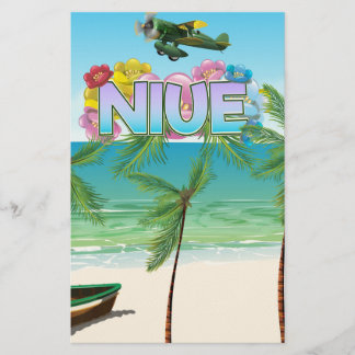 Papelería Cartel de viaje a Niue Pacífico Sur