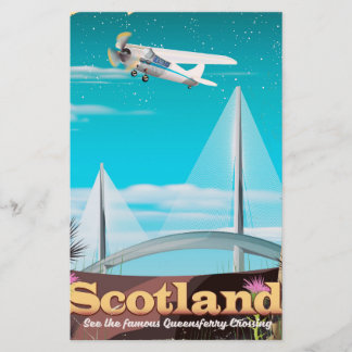 Papelería cartel de viaje a Scotland Queensferry Crossing