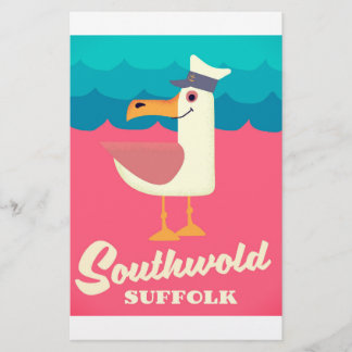 Papelería cartel de viaje a southwold suffolk
