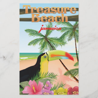 Papelería Cartel de viaje a Treasure Beach Jamaica