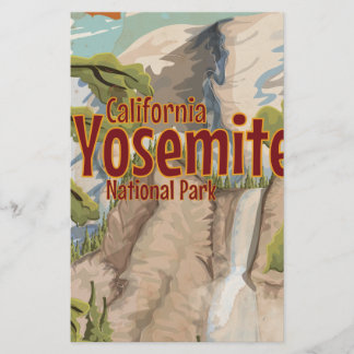 Papelería Cartel de viaje al Parque Nacional Yosemite