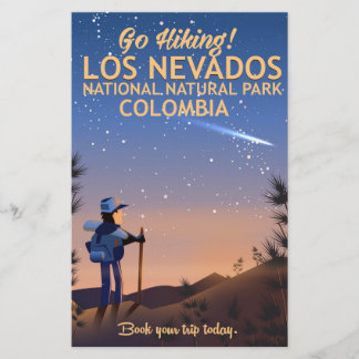 Papelería Cartel de viaje al Parque Natural Nacional Los Nev