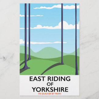 Papelería Cartel de viaje del East Riding de Yorkshire