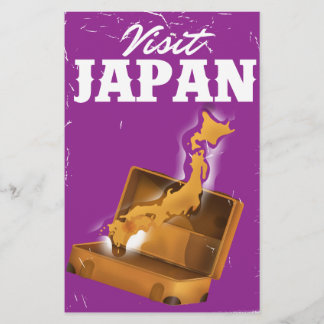 Papelería Cartel de viaje vintage de Japón