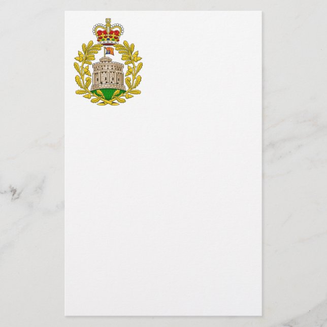 Papelería Casa del escudo de armas real de Windsor (Anverso)