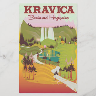 Papelería Cascadas de Kravica  Bosnia y Herzegovina