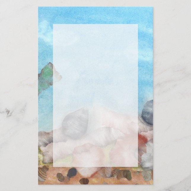 Papelería Cáscaras debajo del mar (Anverso)