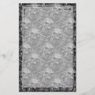 Papelería Catacombs Estacionamiento del cráneo gótico