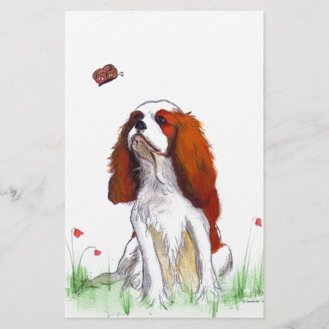 Papelería Cavalier King Charles Spaniel CKC (Anverso)