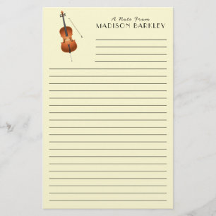 Papelería Cello Músico Teacher orquesta de cuerdas