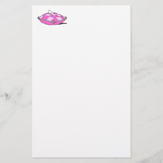 Papelería Cenicienta Slipper sobre arte de cosecha de almoha (Anverso)