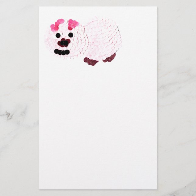 Papelería Cerdo rosa (Anverso)
