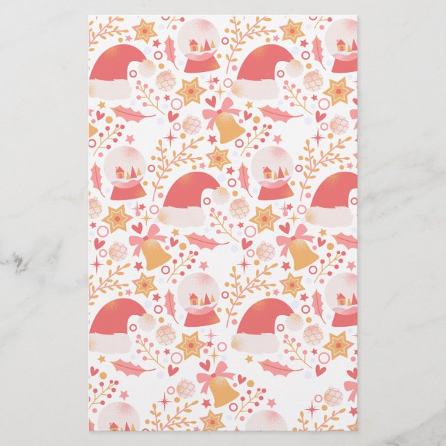 Papelería Cereza monocroma: Colección de arte Doodle para Na (Anverso)