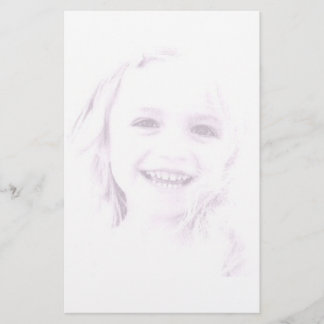 Papelería chica de cara infantil