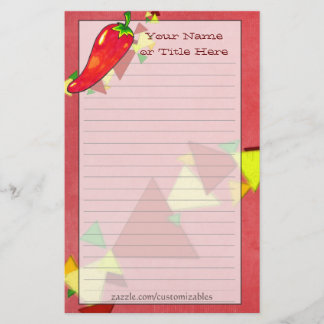 Papelería Chili Pepper Stationery