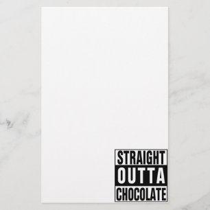 Papelería Chocolate directo fuera