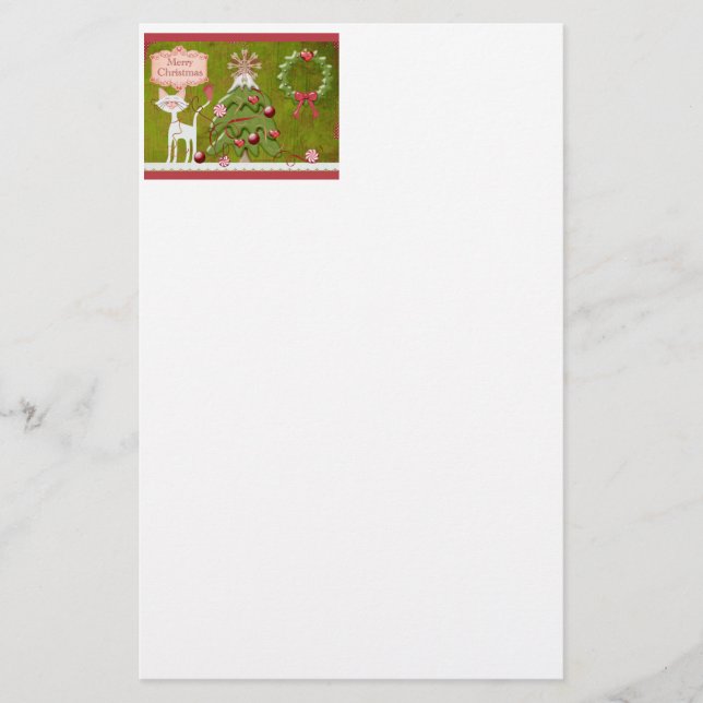 Papelería Chucherías de las Felices Navidad (Anverso)