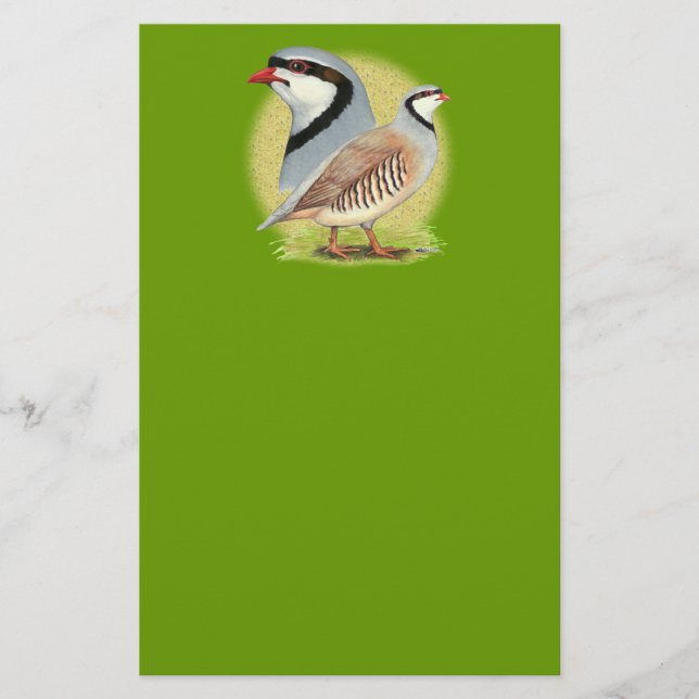Papelería Chukar Partridge Combo (Anverso)