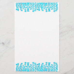 Papelería Ciberjardín - Azul cielo