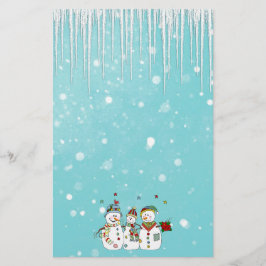 Papelería Ciclos de hielo y Snowmen