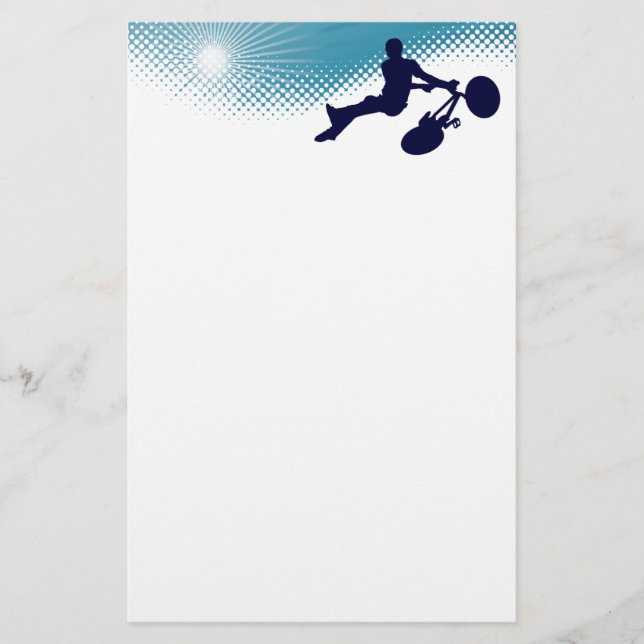 Papelería ciclos elevados de cielo (Anverso)