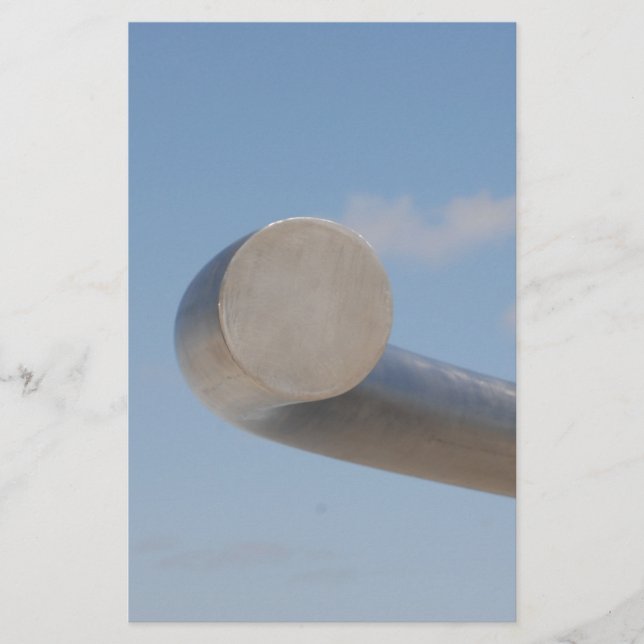 Papelería Cielos azules metálicos (Anverso)