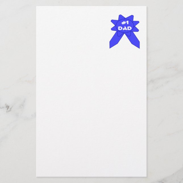 Papelería Cinta Azul #1 Papá (Anverso)