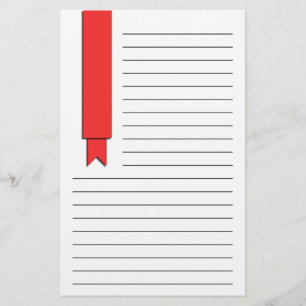 Papelería Cinta roja encadenada