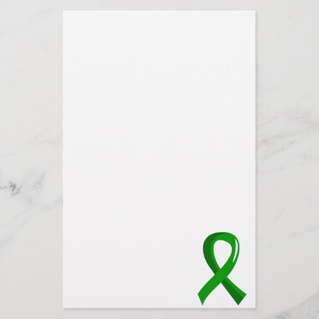 Papelería Cinta verde 3 de la donación de órganos (Anverso)