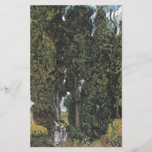 Papelería Cipreses por Van Gogh