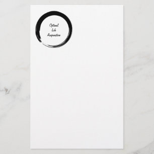 Papelería Círculo zen con logotipo v2