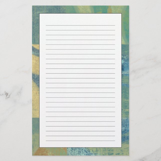 Papelería Círculos y paneles multicolores (Anverso)