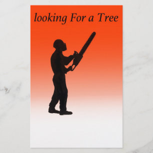 Papelería Cirujano de árboles de Chainsaw