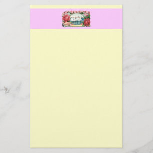Papelería Cisnes y Rosas Vintage Art Stationery