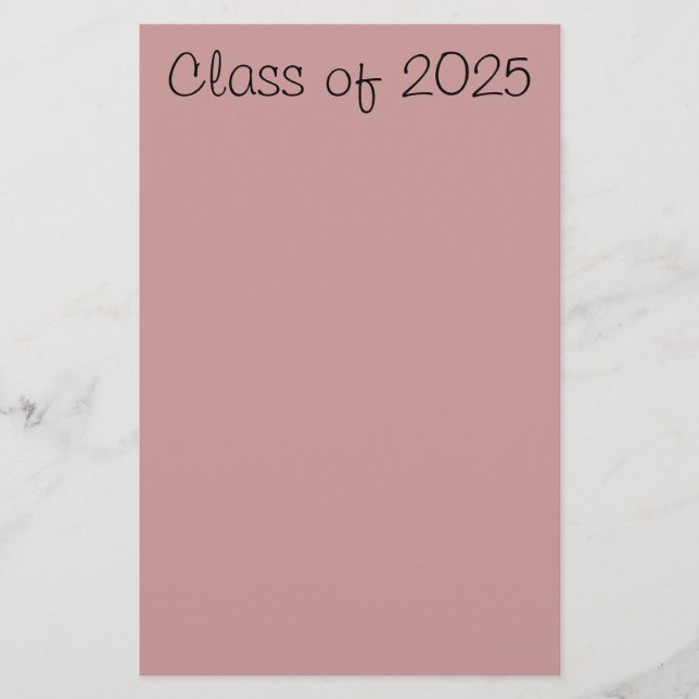 Papelería Clase de 2025 (Anverso)
