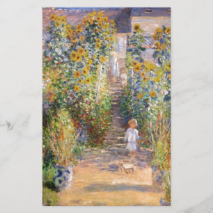 Papelería Claude Monet el jardín del artista en Vétheuil, 18