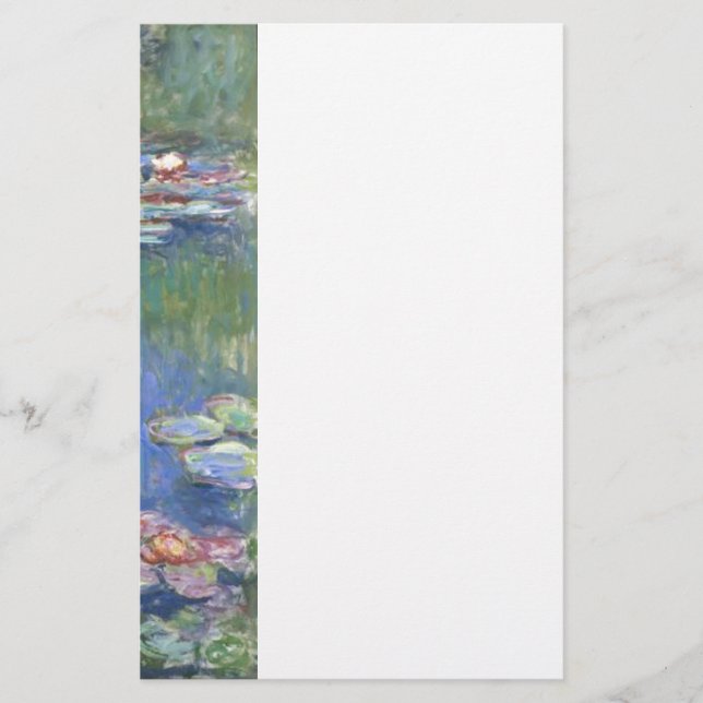 Papelería Claude Monet // Water Lilies (Anverso)