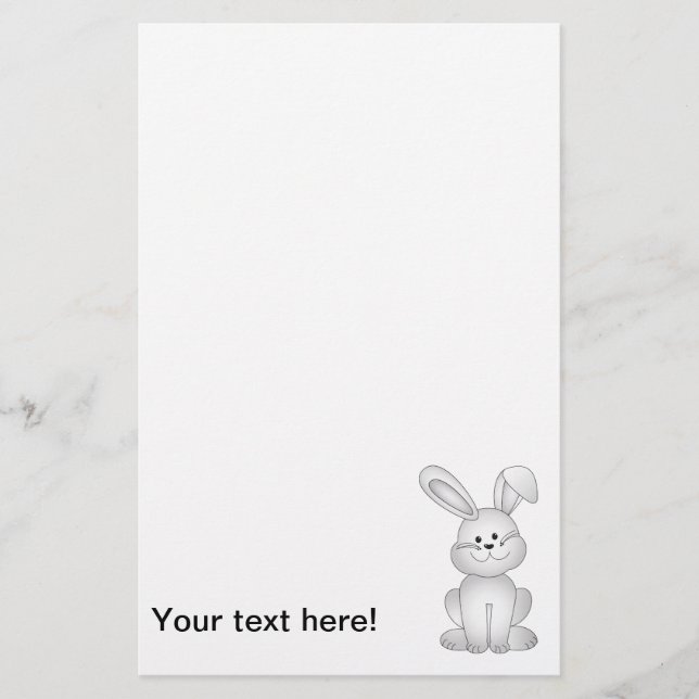 Papelería Clíparte de conejo blanco (Anverso)