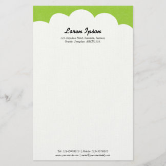 Papelería Cloud Top - Martian Green