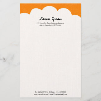 Papelería Cloud Top - Naranja