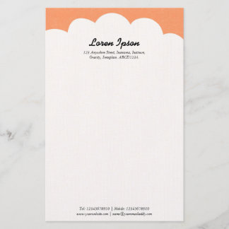 Papelería Cloud Top - Peach