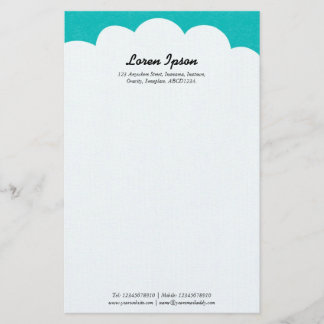 Papelería Cloud Top - Turquesa