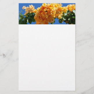Papelería Clúster de la Floral Dorada de Bougainvillea