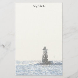 Papelería Coastal Lighthouse & Atlantic Ocean Nautical Theme