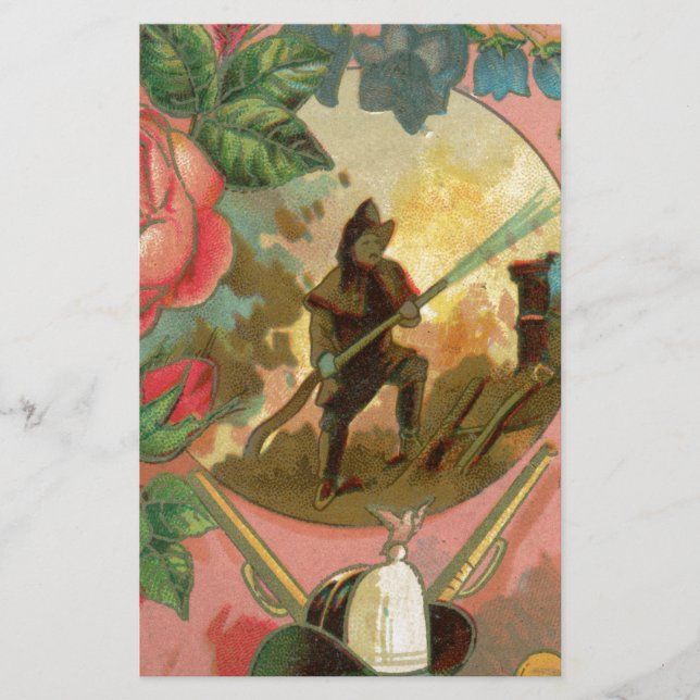 Papelería Cobertura de bomberos de bomberos de la época de 1 (Anverso)